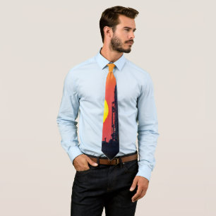 Start der NASA Antares Rocket Sunrise Krawatte