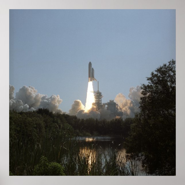 Start der Space Shuttle Discovery (STS-29) Poster (Vorne)
