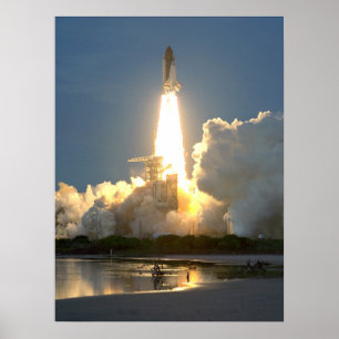 Start der Space Shuttle Discovery (STS-48) Poster