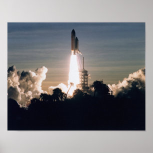 Start der Space Shuttle Discovery (STS-60) Poster