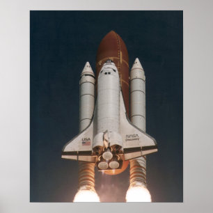 Start der Space Shuttle Discovery (STS-70) Poster