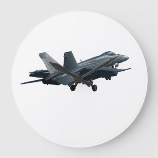 Start des F/A-18E/F Super Hornet Große Wanduhr
