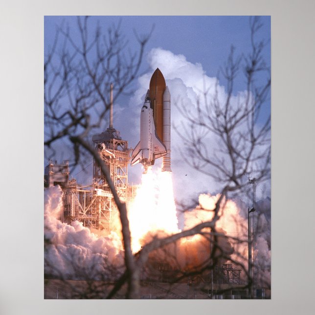 Start des Space Shuttle Atlantis (STS-106) Poster (Vorne)
