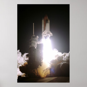 Start des Space Shuttle Atlantis (STS-76) Poster