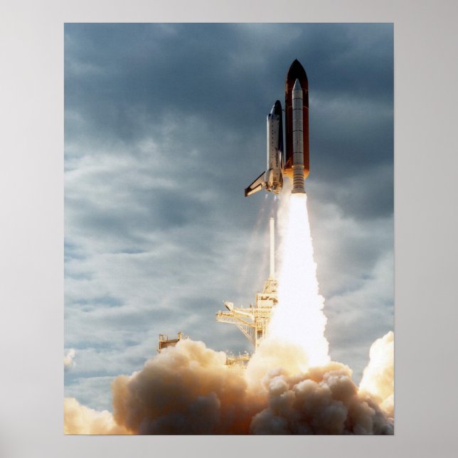 Start des Space Shuttle Columbia (STS-80) Poster (Vorne)