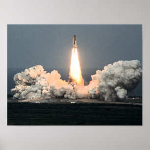 Start des Space Shuttle Columbia (STS-87) Poster