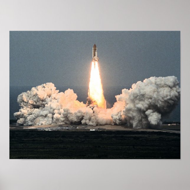 Start des Space Shuttle Columbia (STS-87) Poster (Vorne)
