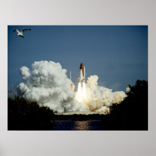 Start des Space Shuttle Endeavour (STS-47) Poster