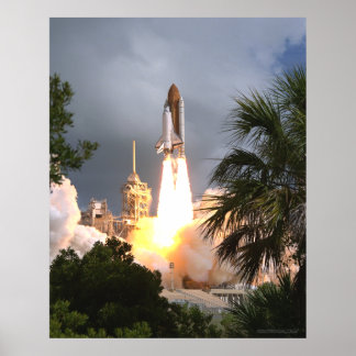 Start des Space Shuttle Poster