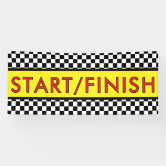 START/ finish Racing running Banner