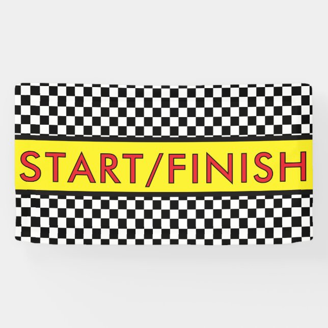 START/ finish Rennlauf Banner (Horizontal)