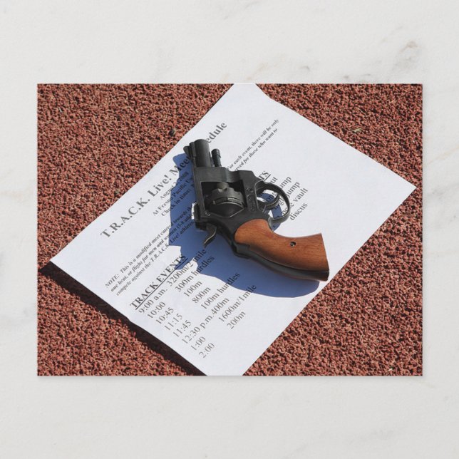 Start Gun - 2008 T.R.A.C.K. Live! Postkarte (Vorderseite)