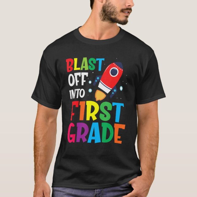 Start in den ersten Schultag T-Shirt (Vorderseite)