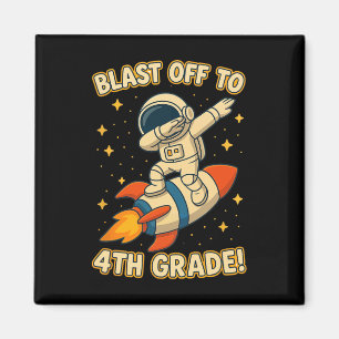 Start in die 4. Klasse Rakete Dab Weltraum Coole S Magnet