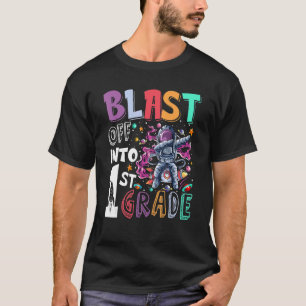 Start in die erste Stufe der Kid-Rakete T-Shirt