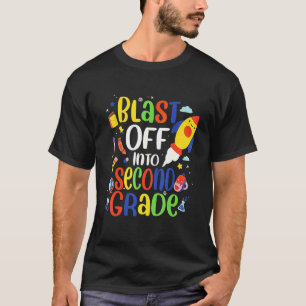 Start in die zweite Klasse Hallo 2. Stufe fertig T-Shirt