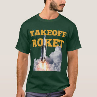 Start-Rakete lustig T-Shirt