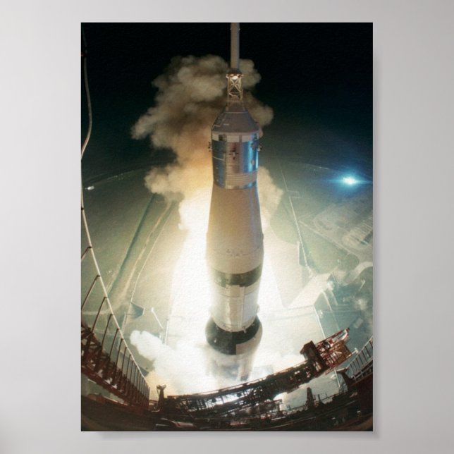 Start von Apollo 17 Poster (Vorne)
