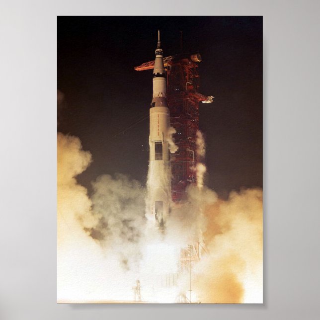 Start von Apollo 17 Poster (Vorne)