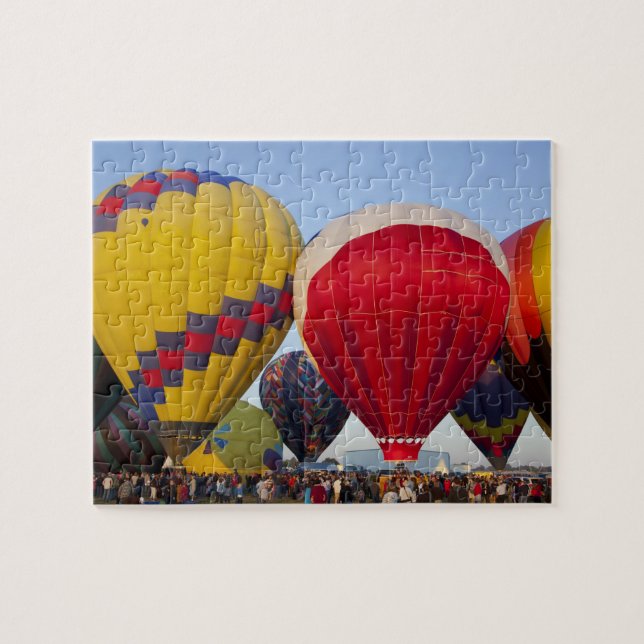 Start von Heißluftballons (Horizontal)