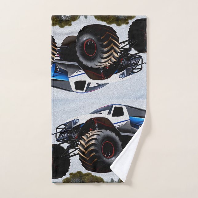 Start von Monster Truck, Handtuch (Handtuch)