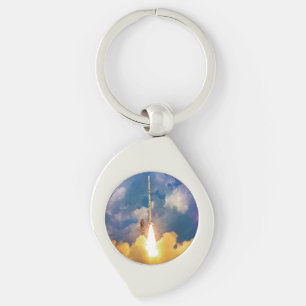 Start von NASA-Scout-Raketen Schlüsselanhänger