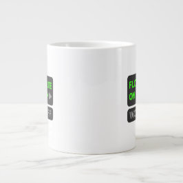 Start - Welt aus | Motivierend Kaffee-Tasse Jumbo-Tasse