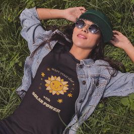 Start your Day with Solar Power - Solarenergie T-Shirt