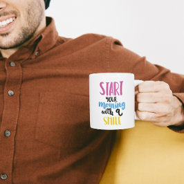 Start Your Morning with a Smile – Uplifting Mug Kaffeetasse