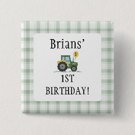 Start Your Tractor Square Button