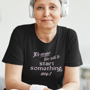 Starte etwas Neues Inspirierendes T-Shirt Tri-Blend Shirt