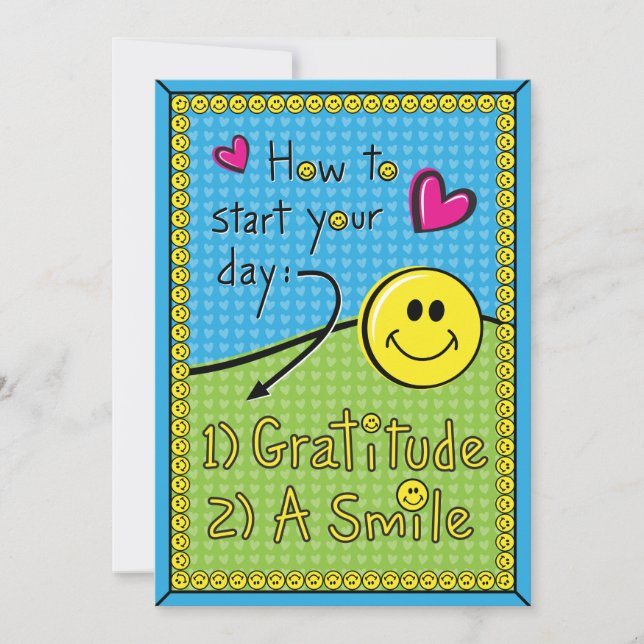 Starten der Day_Flat Card 5"x7" (Vorderseite)