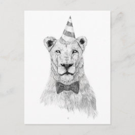 Starten des Party Postkarte