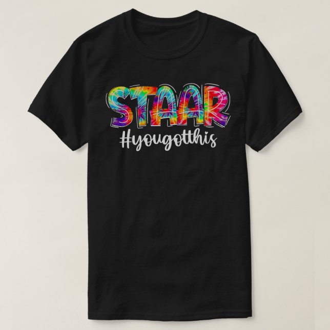 STARTEN SIE DIESE Gefärbte Krawatte-Prüfung Prüfun T-Shirt (Design vorne)
