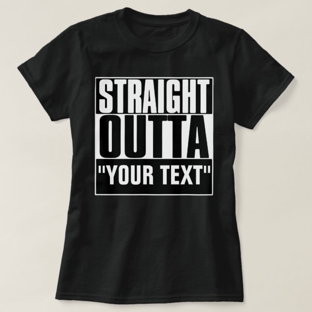 STARTEN SIE IHREN TEXT-T - Shirt AUS (Design vorne)