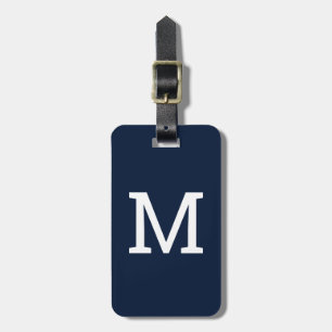 Starter Blue Classic Monogram Gepäcktag Gepäckanhänger