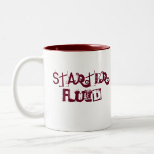 Starter-flüssige Kaffee-Tasse Zweifarbige Tasse