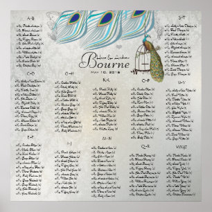 Startet bei $13.20 Seating Chart 12 Tische Poster