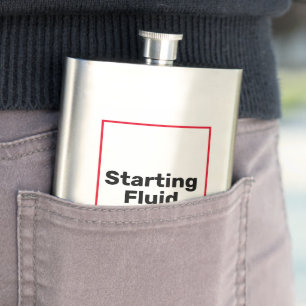 Startflüssigkeit Flachmann