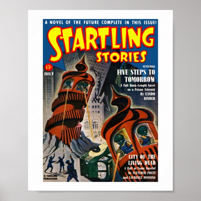 Startling Stories (Juli 1940) Poster (Vorne)