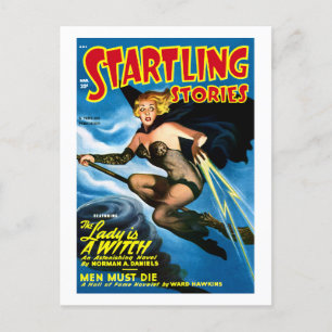 Startling Stories (März, 1950) Postkarte