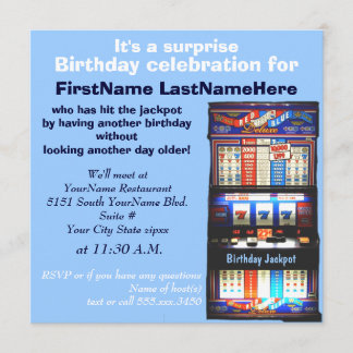 Startmaschine Geburtstagsparty Einladung