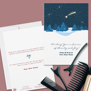 Startnight Winterscape Holiday Card