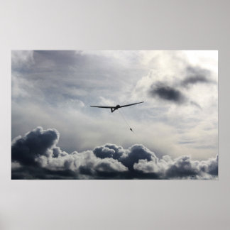 Startplakat für Segelflugzeuge Poster