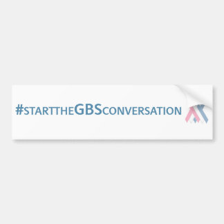 #starttheGBSconversation Autoaufkleber