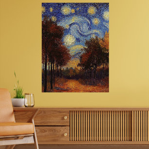 Starumn Path - Impressionist Style Poster