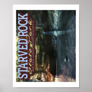 STARVED ROCK STAAT PARK - OGLESBY - ILLINOIS US POSTER