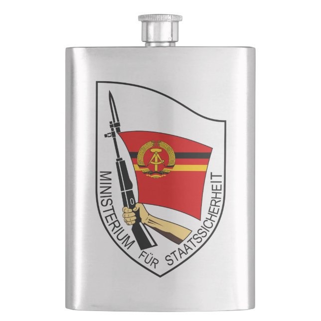 Stasi - DDR (Deutsche Demokratische Republik) Flachmann (Vorderseite)