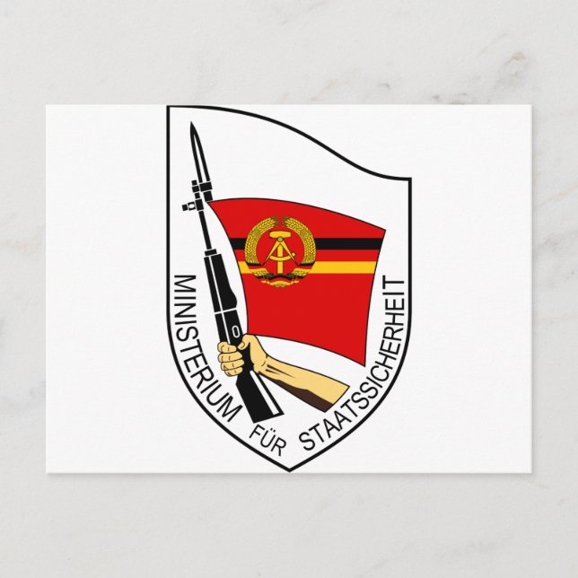 Stasi - DDR (Deutsche Demokratische Republik) Postkarte (Vorderseite)