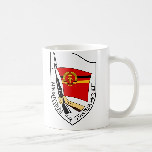 Stasi Emblem-Tasse Kaffeetasse (Rechts)